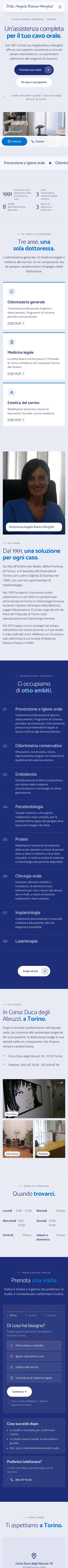 Il nuovo sito su smartphone