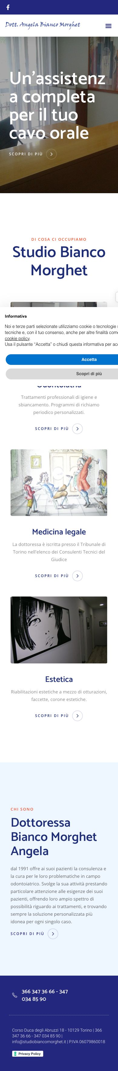 Il sito di oggi su smartphone